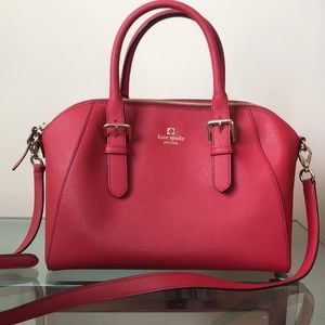 Kate Spade Red Bucket Tote